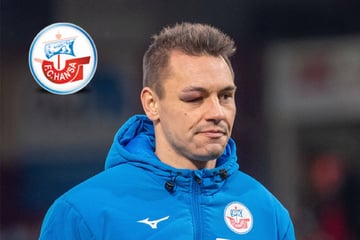 Blaues Auge für Rostock-Kapitän Franz Pfanne im Ostderby!