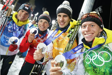 Mit zehn Jahren Verspätung: Deutsche Biathlon-Staffel erhält wohl Olympia-Gold!