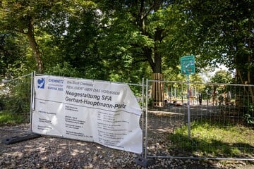Chemnitz: Es geht nicht voran: Dieser Spielplatz in Chemnitz wird nicht fertig
