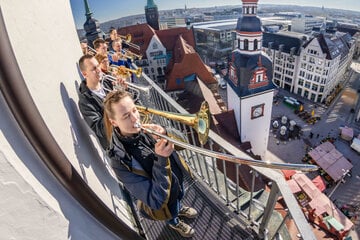 Chemnitz: Immer wieder samstags: Chemnitzer Turmbläser legen sich ins Zeug