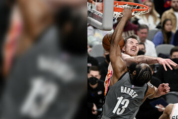 NBA roundup: Harden drives Nets past Spurs, LeBron leads Lakers comeback