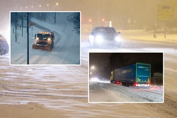 Schneesturm "Elli" zieht durch Sachsen: Verspätungen im Nahverkehr, Lkw steckt fest