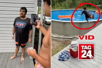 Viral Video of the Day for September 28, 2024: Man's daring pool dive turns into an epic fail!