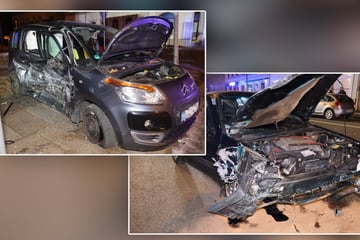 Heftiger Unfall in Chemnitz: VW knallt mit Citroën zusammen