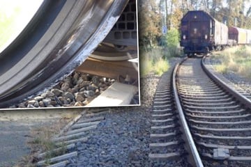 Gefährlicher Wahnsinn in Sachsen! Betonplatten auf Schienen gelegt