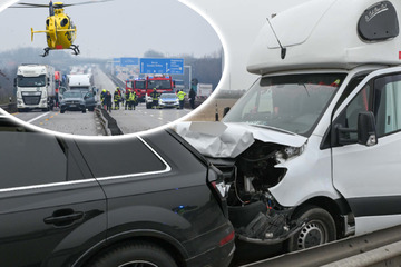 Unfall A9: Langer Stau nach Auffahrunfall auf A9 bei Leipzig: Eine Person verletzt in Klinik