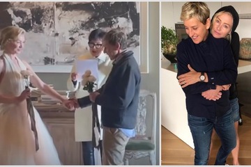 Ellen DeGeneres gets emotional surprise from wife Portia de Rossi and Kris Jenner!