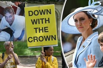 Während Charles' Geburtstagsparade: Royals werden von Demonstranten ausgebuht