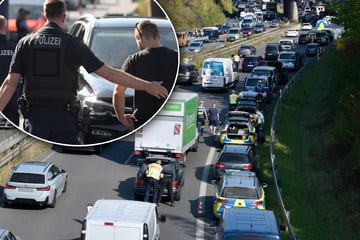 Leipzig: Autofahrer aufgepasst: XXL-Kontrolle sorgt für Stau auf Leipziger B2