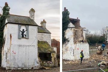 Unwissentlich abgerissen: Banksy-Kunstwerk entdeckt - und zerstört