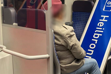 Stuttgart: A81 in der S-Bahn: Was zum Henker treibt dieser Fahrgast da?