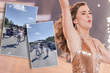 Let's Dance: Vollsperrung auf der Autobahn: "Let's Dance"-Stars legen verbotene Tanzeinlage ein