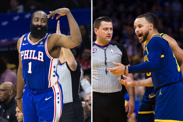 NBA roundup: Curry ejected in dramatic Warriors win, Harden stars as Sixers beat Nets