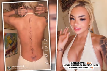 Sie hat es wirklich getan: Katja Krasavice hat sich ein Arschgeweih stechen lassen