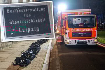 Leipzig: Großeinsatz am "Museum in der Runden Ecke": Feuer bricht in Bunker der ehemaligen Stasi-Zentrale aus