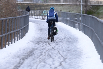 Winterreifen fürs Fahrrad für mehr Sicherheit bei Glätte