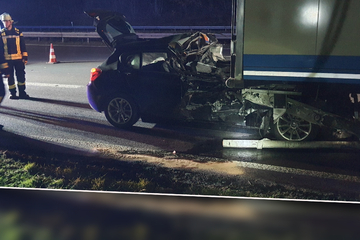 Unfall A3: Schwerer Unfall auf der A3: BMW von Sattelzug zerquetscht und mitgeschleift