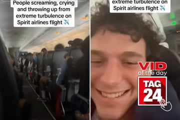 Viral Video of the Day for September 5, 2024: Man smiles through terrible turbulence on Spirit flight!