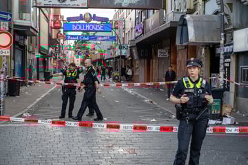 Hamburg: Blutige Auseinandersetzung auf Partymeile: Zwei Personen verletzt