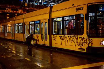 Dresden: Graffiti-Attacke auf Straßenbahn in Dresden: Polizei äußert sich zu Tatverdächtigen