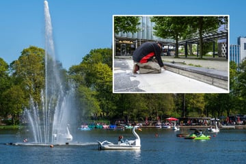 Chemnitz: Ausgerechnet vor der ersten Hitzewelle: Brunnen-Sorgen im Schlossteich und am Rosenhof