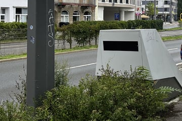 Dresden: Versteckt hinter Busch und Laterne: Superblitzer in Dresden entdeckt