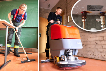 Verrosteter Boiler setzt Schule in Pirna unter Wasser: Gebäude vorläufig gesperrt!