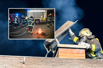 Schornsteinbrand führt zu Großeinsatz in Mittelsachsen