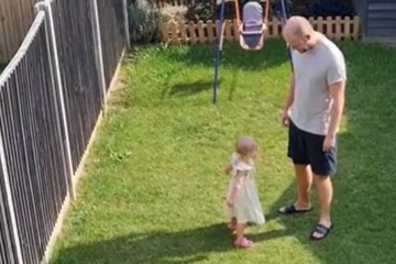 Was ein Vater seiner Tochter im Garten beibringt, lässt Millionen Herzen schmelzen