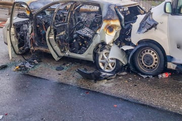 Unfall A5: Chaos-Morgen auf der A5 nach Kollisionen und ausgebranntem Fahrzeug