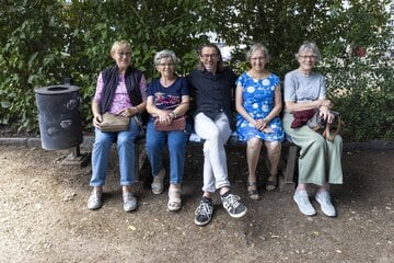 Dresden: Plaudern gegen die Einsamkeit: Am Hepkeplatz steht Dresdens herzlichste Bank