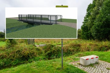 Baustellen Chemnitz: Spannbeton und Carbon statt Holz: Baustart für neue Brücke am Wasserschloss Klaffenbach