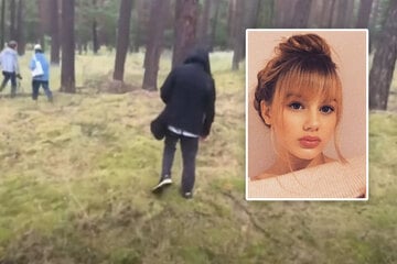 Geht's noch? Hier suchen Amateur-Ermittler im Wald nach der Leiche von Rebecca Reusch