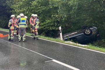 Dramatischer Unfall bei Hamburg: Ersthelfer befreit Frau und Hund aus Auto