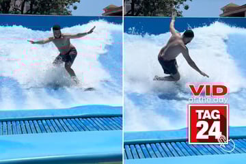 Viral Video of the Day for July 9, 2025: Man loses swim trunks after epic surfing fail!