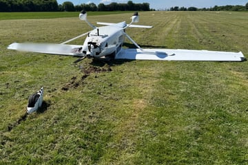 Kleinflugzeug überschlägt sich, Pilot hat Schutzengel mit im Cockpit