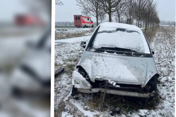 Alkoholfahrt endet mit Crash gegen Baum: Fahrer schwer verletzt!