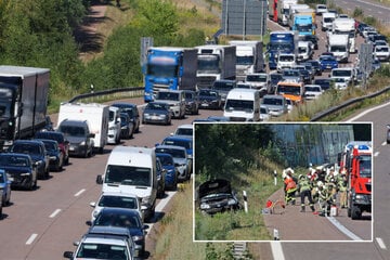 Stau-Gefahr nach Unfall auf A4 Richtung Dresden