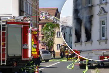 Feuer-Alarm in Döbeln: Brand in Mehrfamilienhaus, drei Bewohner verletzt