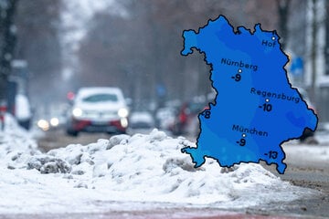 Sonne am Tag, Frost in der Nacht: Minus 15 Grad in Bayern