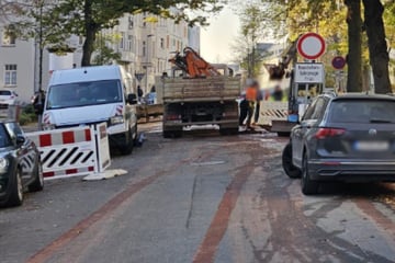 Baustellen Chemnitz: Nach Wasserrohrbruch: Weiterhin Sperrung auf dem Kaßberg in Chemnitz