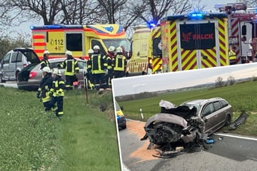 Skoda kommt in den Gegenverkehr, neun Menschen werden verletzt