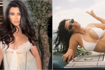 Kourtney Kardashian flaunts NSFW look after dismissing baby rumors