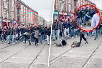 Schock-Szenen bei Fanmarsch: Schalke-Ultras greifen Passanten an