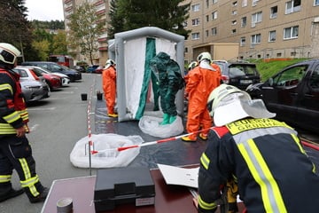 Großeinsatz in Aue wegen ausgelaufener Chemikalien
