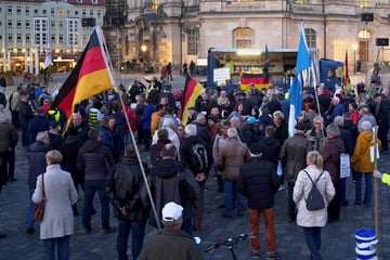 Pegida-Demo in Dresden: Lutz Bachmann bedrängt Reporter!