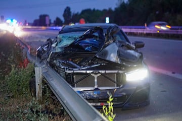 Unfall A14: Unfall auf A14 in Sachsen: Lkw kracht mit BMW zusammen