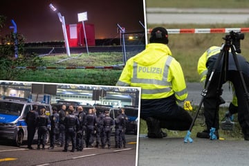 Leipzig: Sicherheitsvorfall am Flughafen Leipzig: Zaun durchbrochen, Reifenspuren deuten auf ein Fahrzeug hin