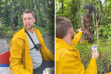 Brenzlig: YouTuber will "Kannibalen-Stamm" im Regenwald kontaktieren und muss flüchten