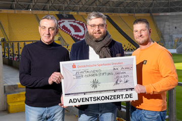 Dresden: Volltreffer für die gute Sache: Über so viel Geld darf sich Dixie Dörners Stiftung freuen!